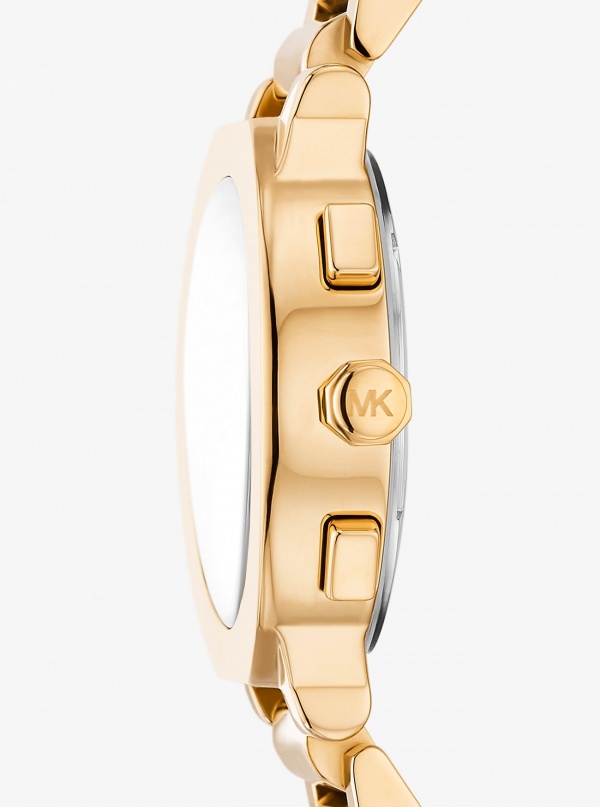 Michael Kors Oversized Gramercy Gold-Tone Watch