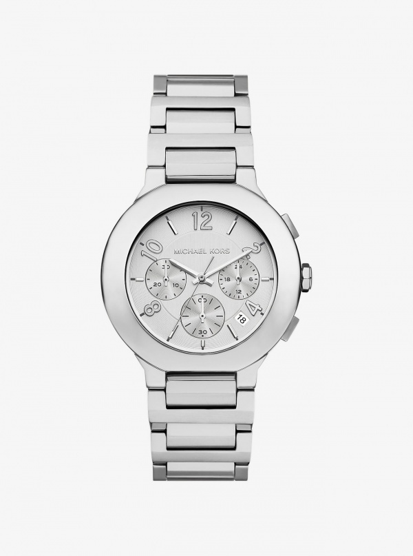 Michael Kors Oversized Gramercy Silver-Tone Watch