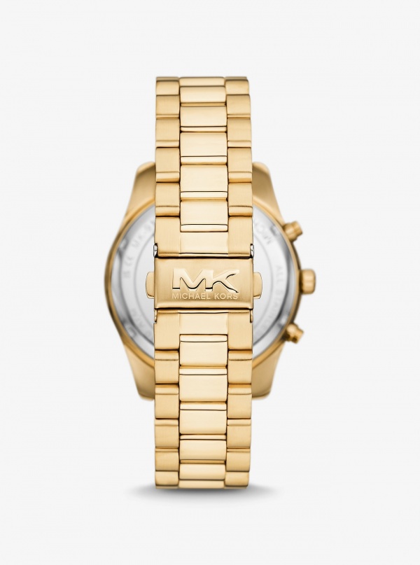 Michael Kors Oversized Lexington Gold-Tone Watch