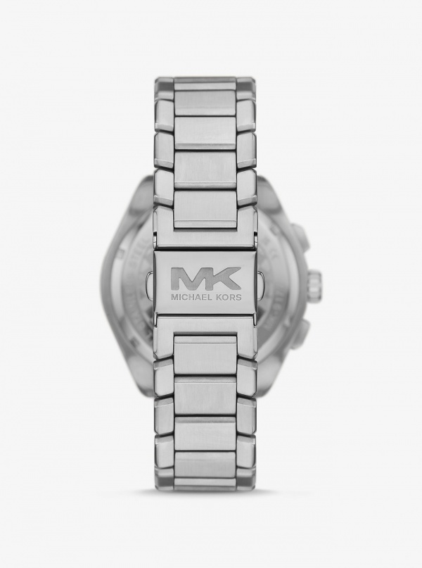 Michael Kors Oversized Accelerator 2.0 Silver-Tone Watch