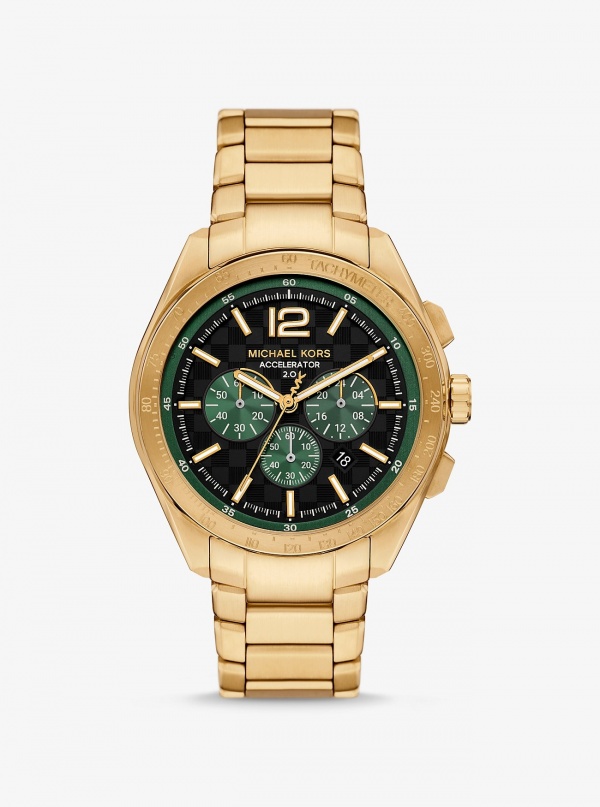 Michael Kors Oversized Accelerator 2.0 Gold-Tone Watch