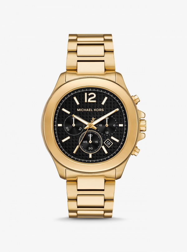 Michael Kors Oversized Sage Gold-Tone Watch
