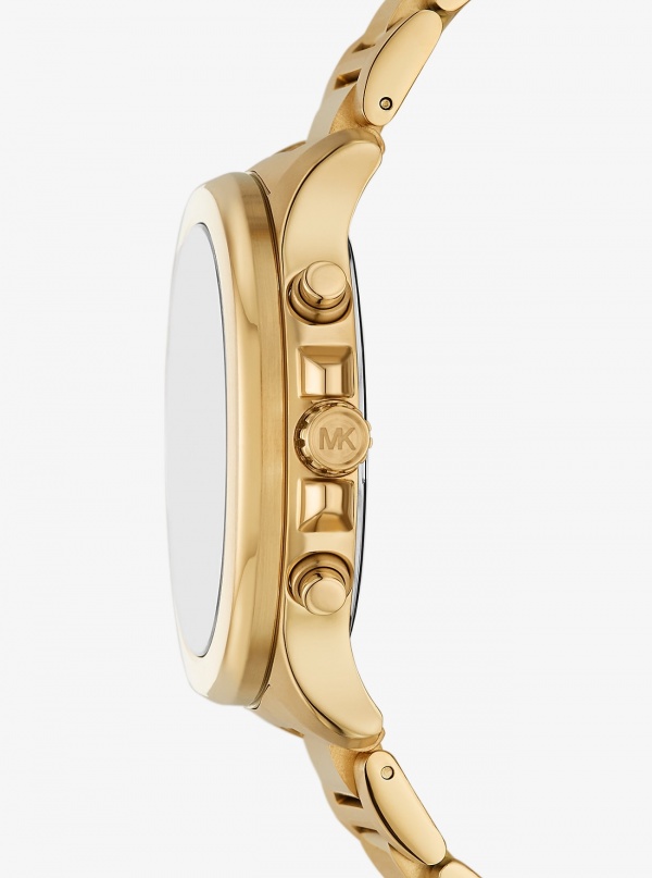 Michael Kors Oversized Sage Gold-Tone Watch