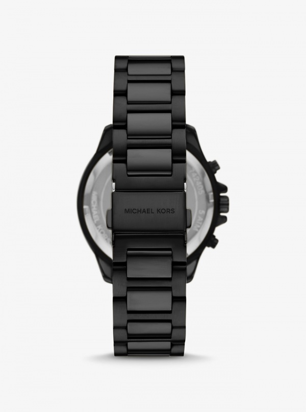 Michael Kors Oversized Sage Black-Tone Watch