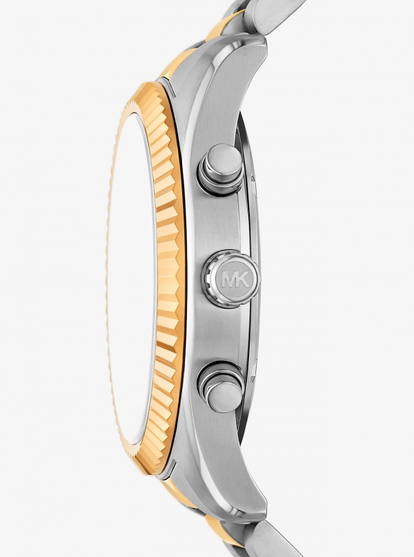 Michael Kors Oversized Lexington Two-Tone Watch