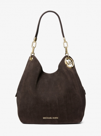 MICHAEL Michael Kors Lillie Large Suede Shoulder Bag