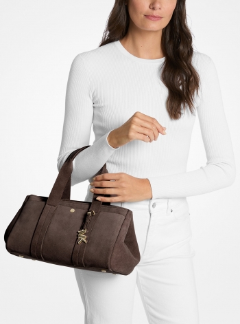 MICHAEL Michael Kors Romee Small Suede Satchel