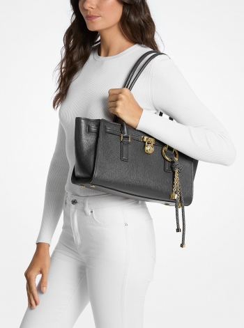MICHAEL Michael Kors Hamilton Moderne Small Leather Satchel
