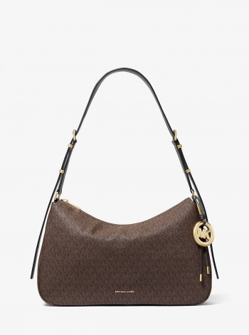 MICHAEL Michael Kors Nolita Medium Signature Logo Shoulder Bag