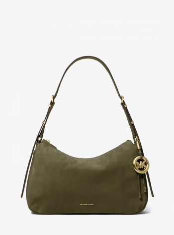 Michael Kors Nolita Medium Nubuck Shoulder Bag