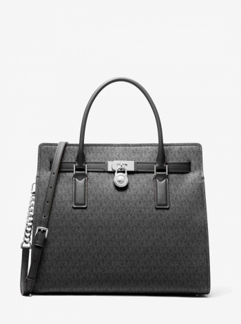 Michael Kors Hamilton Moderne Large Signature Logo Satchel