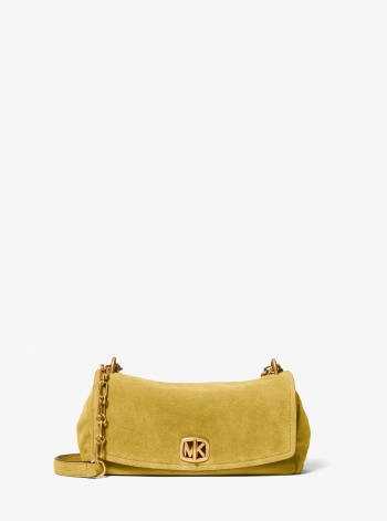 Michael Kors Bryant Small Suede Convertible Shoulder Bag