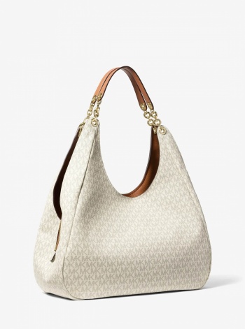 Michael Kors Ellie Large Signature Logo Shoulder Bag