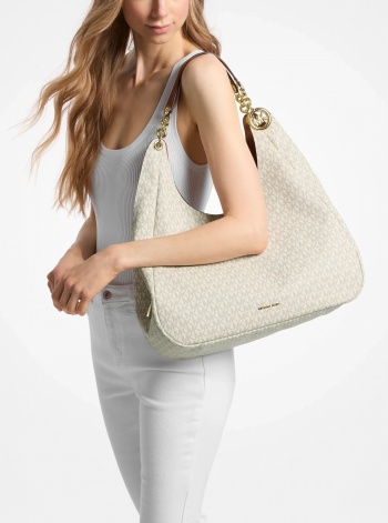 Michael Kors Ellie Large Signature Logo Shoulder Bag