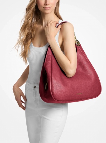 Michael Kors Ellie Large Pebbled Leather Shoulder Bag