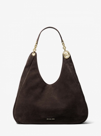 Michael Kors Ellie Large Suede Shoulder Bag