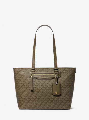 Jet Set Travel Medium Signature Logo Tote Bag