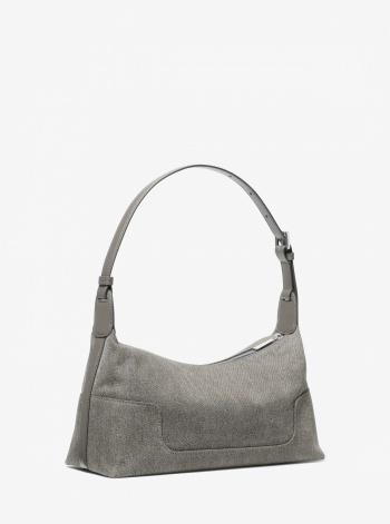 Michael Kors Teddi Medium Washed Denim Shoulder Bag