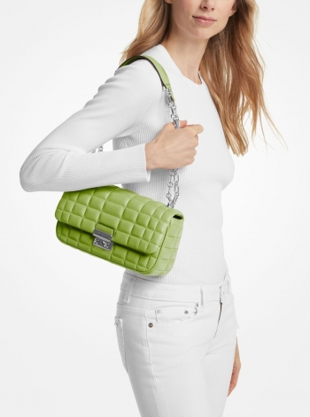 MICHAEL Michael Kors Tribeca Large Quilted Leather Shoulder Bag