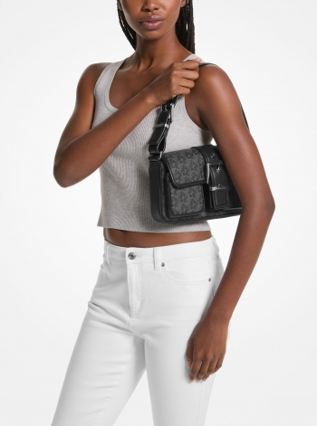 MICHAEL Michael Kors Colby Medium Empire Signature Logo Shoulder Bag
