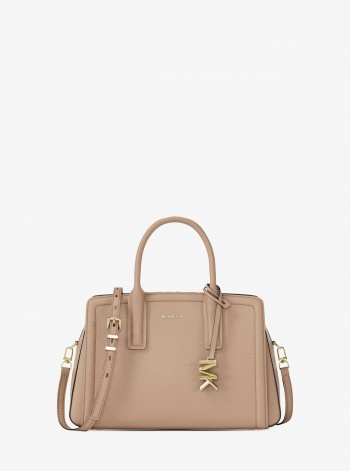 Michael Kors Laila Small Pebbled Leather Satchel