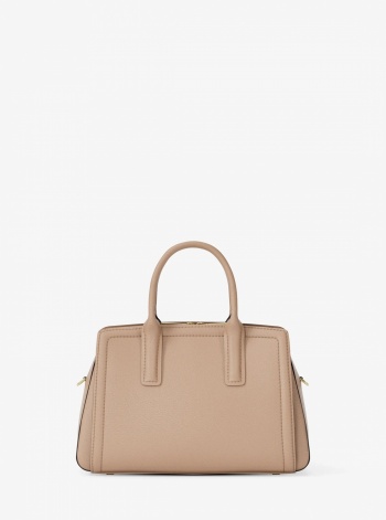 Michael Kors Laila Small Pebbled Leather Satchel