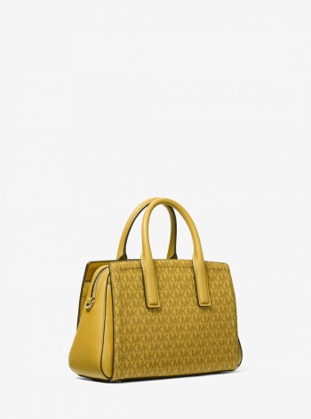 Michael Kors Laila Small Signature Logo Satchel
