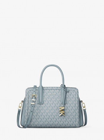 MICHAEL Michael Kors Laila Small Signature Logo Satchel
