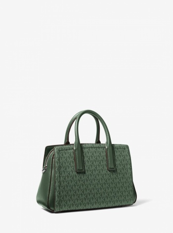 Michael Kors Laila Small Signature Logo Satchel