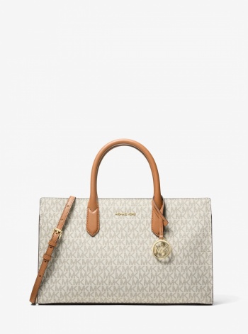 Michael Kors Scarlett Medium Signature Logo Satchel