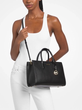 Michael Kors Scarlett Medium Textured Satchel