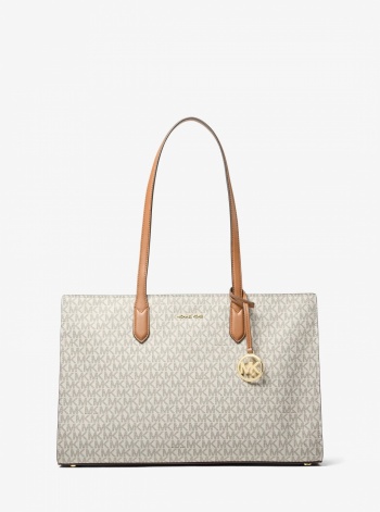 Michael Kors Scarlett Medium Signature Logo Tote Bag