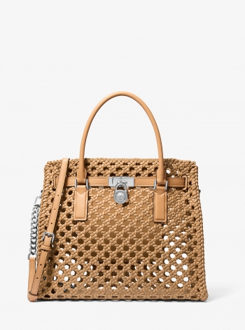 MICHAEL Michael Kors Hamilton Moderne Large Hand-Woven Satchel