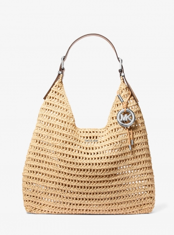 MICHAEL Michael Kors Nolita Large Crocheted Hobo Shoulder Bag