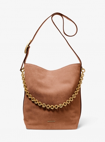 MICHAEL Michael Kors Nolita Large Suede Bucket Tote Bag