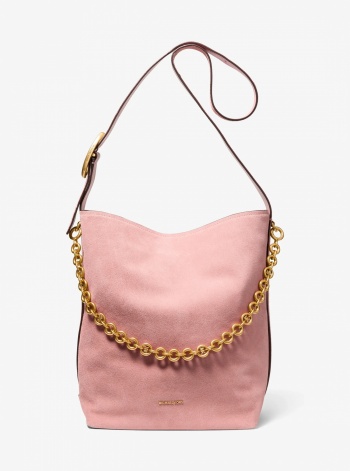 Michael Kors Nolita Large Suede Bucket Tote Bag