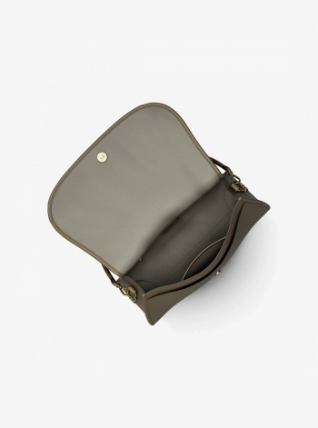 Michael Kors Holmes Medium Pebbled Leather Convertible Messenger Bag