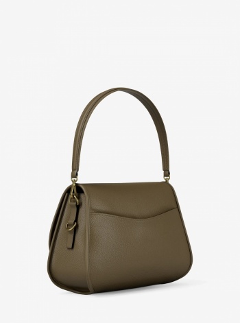 Michael Kors Holmes Medium Pebbled Leather Convertible Messenger Bag