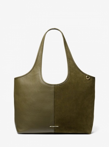 Michael Kors Henly Large Leather and Suede Tote Bag