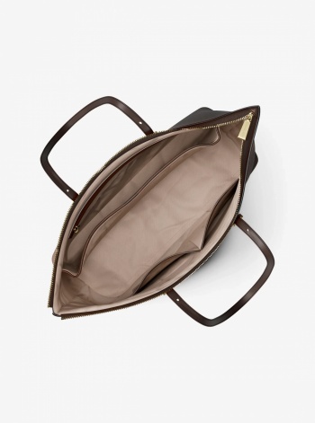 Michael Kors Quinn Large Pebbled Leather Tote Bag