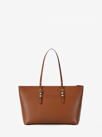 Michael Kors Quinn Large Pebbled Leather Tote Bag