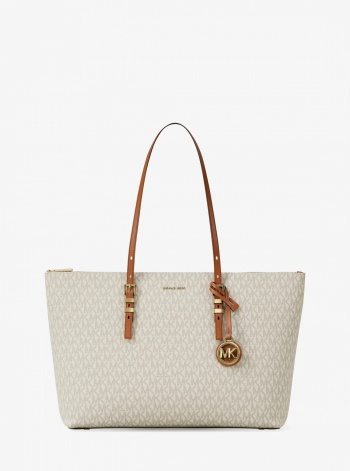 Michael Kors Quinn Large Signature Logo Tote Bag