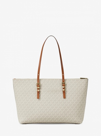 Michael Kors Quinn Large Signature Logo Tote Bag