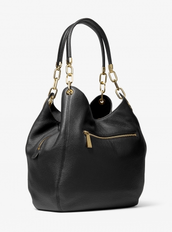 MICHAEL Michael Kors Lillie Large Pebbled Leather Shoulder Bag