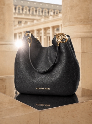 MICHAEL Michael Kors Lillie Large Pebbled Leather Shoulder Bag