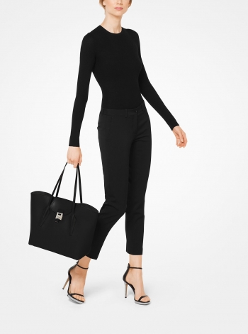 Michael Kors Collection Bancroft Calf Leather Tote