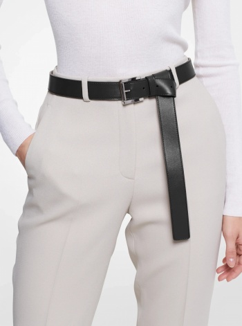 Michael Kors Collection Leather Trouser Belt