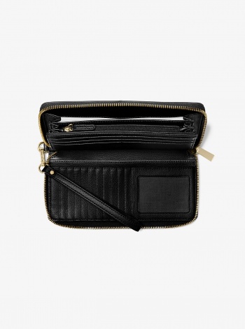 Michael Kors Jet Set Travel Large Leather Continental Wallet
