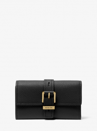 MICHAEL Michael Kors Nolita Medium Pebbled Leather Tri-Fold Wallet