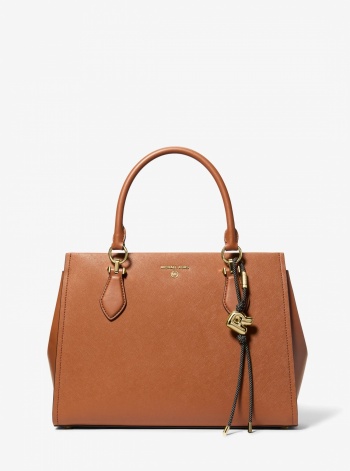 Michael Kors Initial Gold-Tone and Speckled Cord Bag Charm